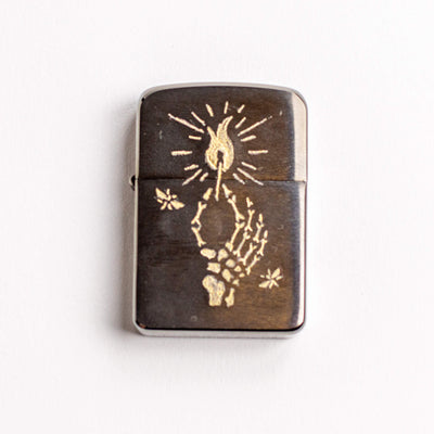 Be the flame, not the moth - Engraved Zippo