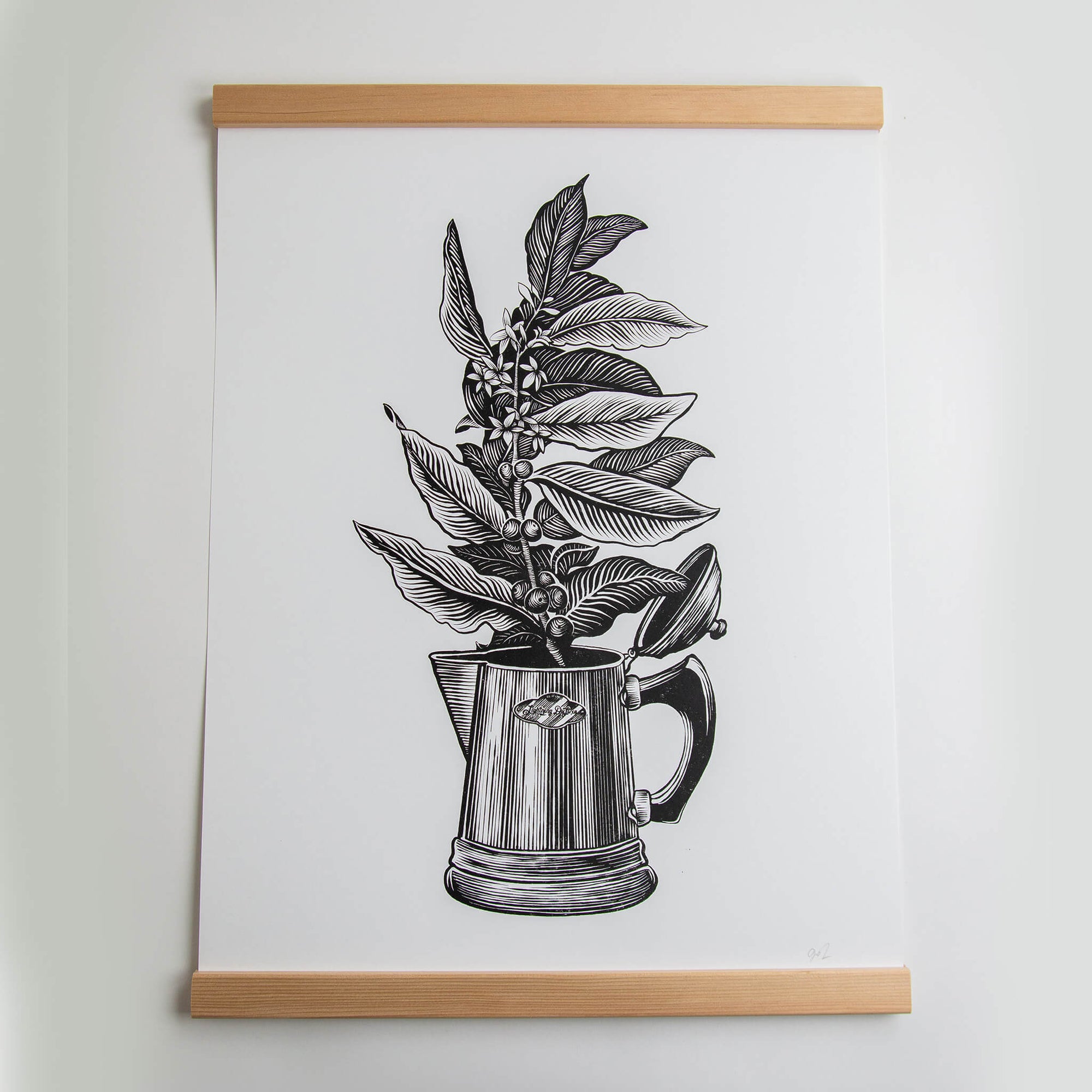 Botanical Coffee - 19x25 Print