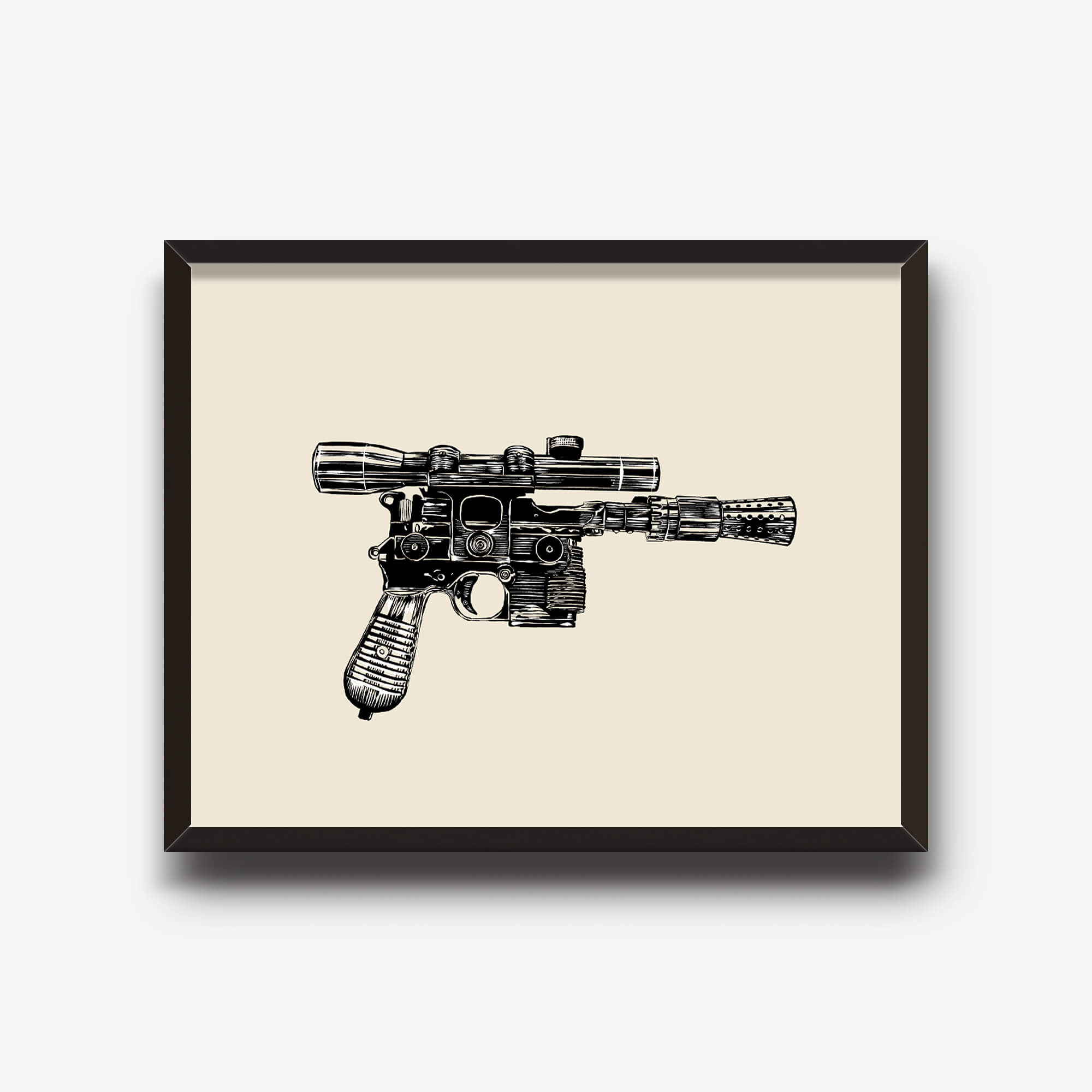 11x14 Scoundrel Blaster Art Print