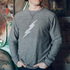 Lightning Deluxe Reversible Sweatshirt - Grey
