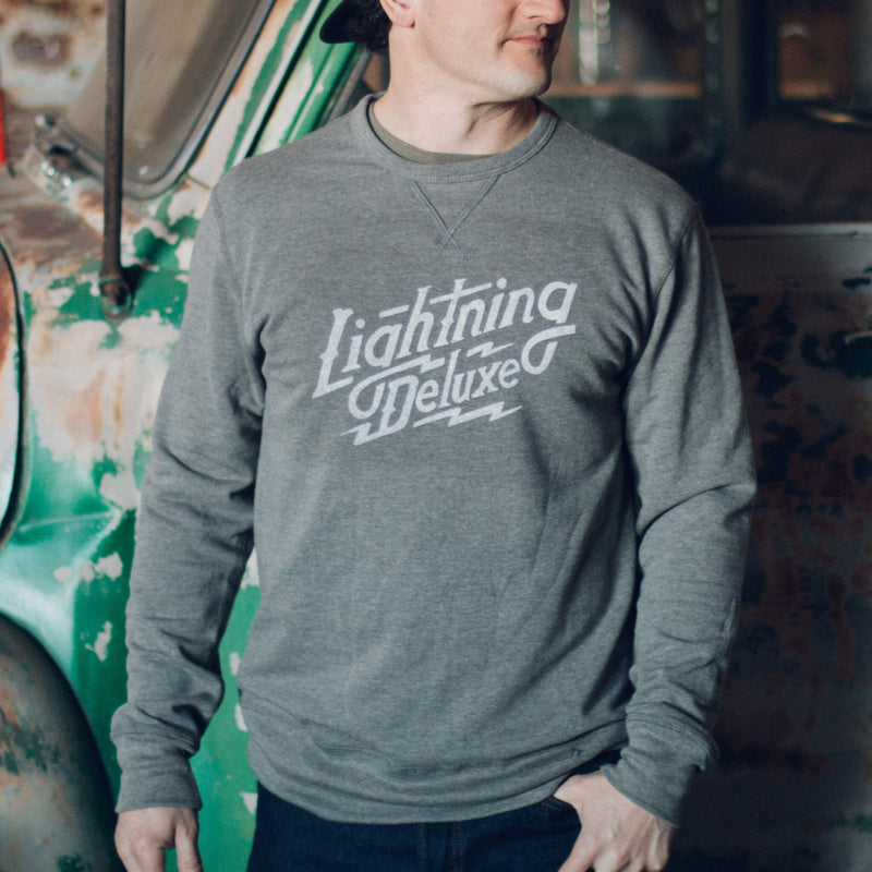 Lightning Deluxe Reversible Sweatshirt - Grey